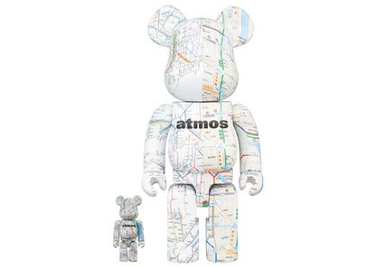 Bearbrick x atmos Subway 100% & 400% Set