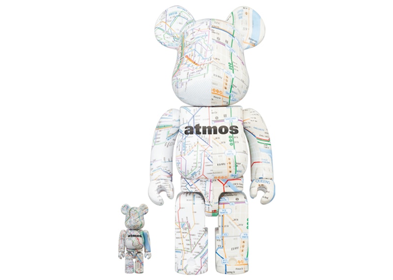 Bearbrick x atmos Subway 100% & 400% Set