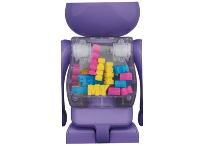 Bearbrick x atmos x Badmood 100% & 400% Set Purple