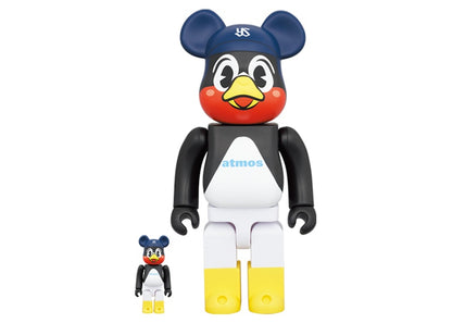 Bearbrick x atmos x Tokyo Yakult Swallows 100% & 400% Set