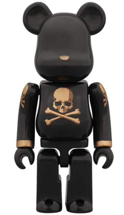 Bearbrick x mastermind Black and Gold 100% & 400% Set Black/Gold