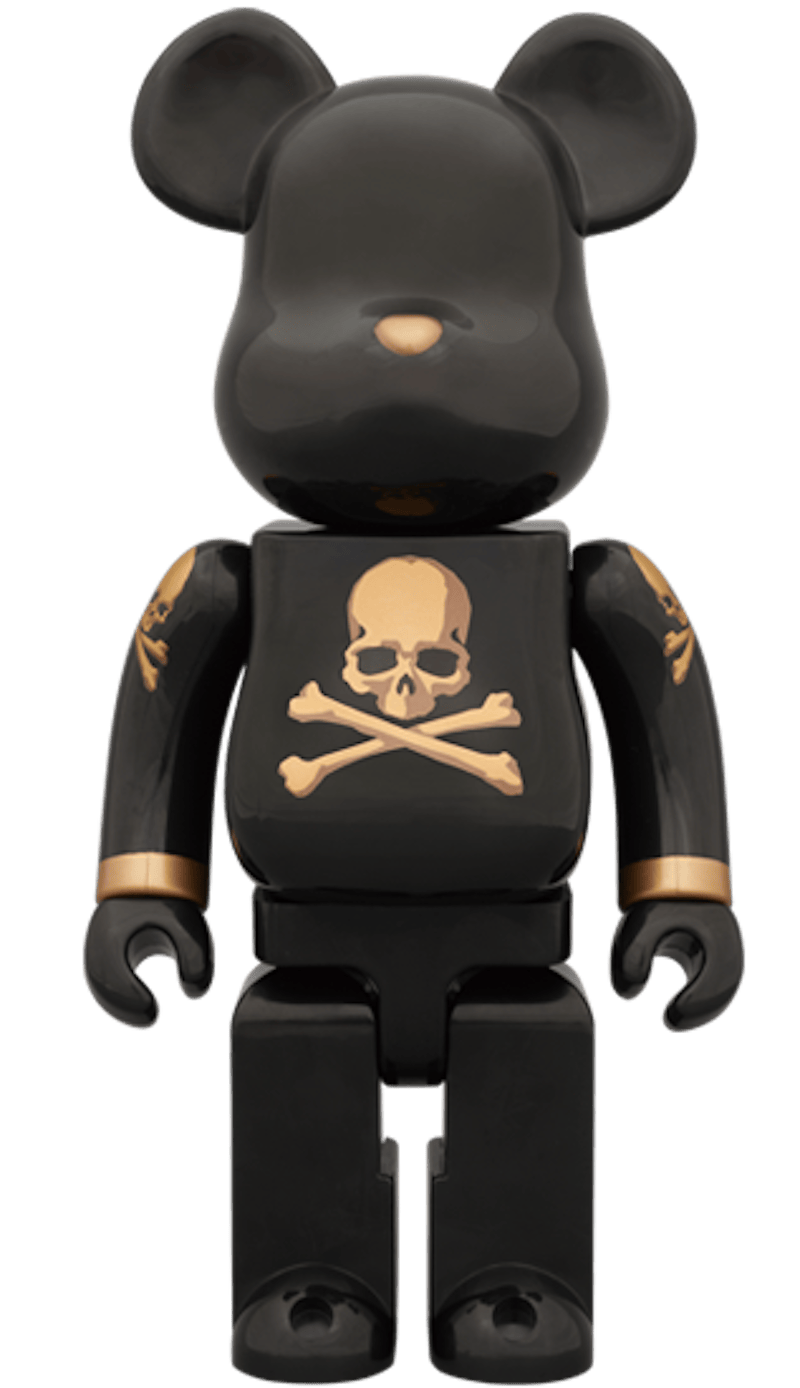 Bearbrick x mastermind Black and Gold 100% & 400% Set Black/Gold