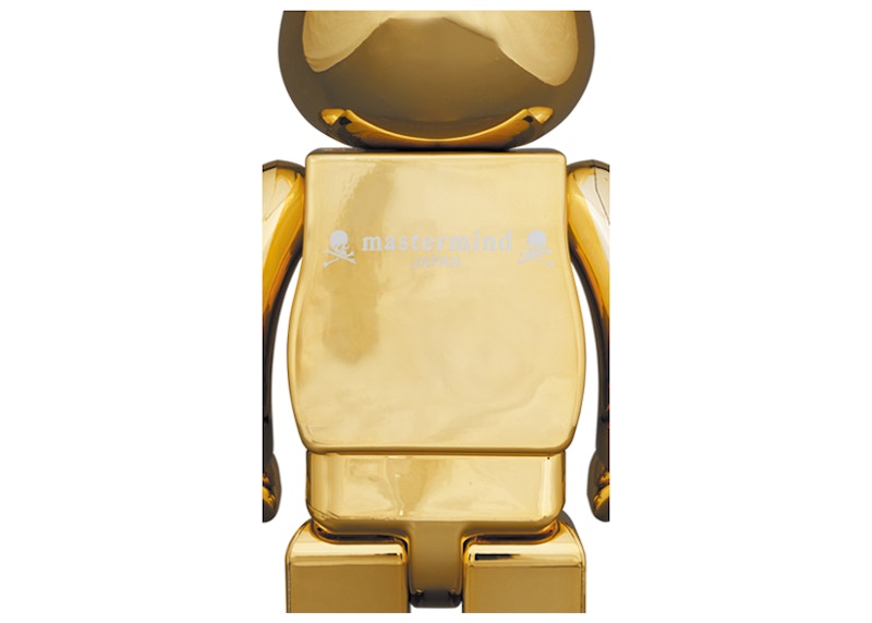 Bearbrick x mastermind JAPAN 100% & 400% Set Gold