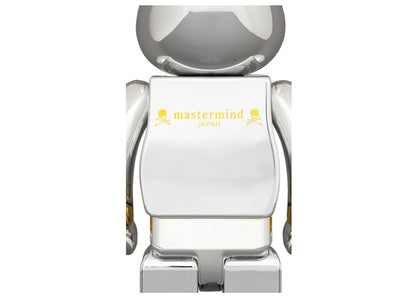 Bearbrick x mastermind JAPAN 100% & 400% Set Silver