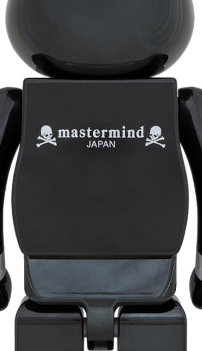 Bearbrick x mastermind Japan Black Chrome Ver. 1000%