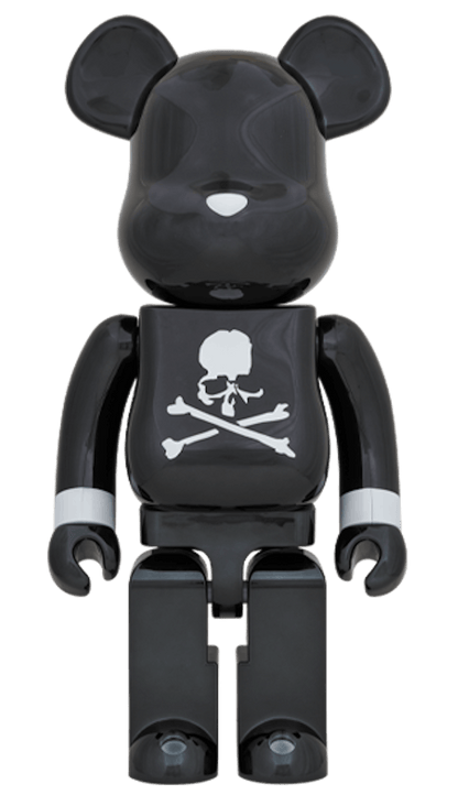 Bearbrick x mastermind Japan Black Chrome Ver. 1000%