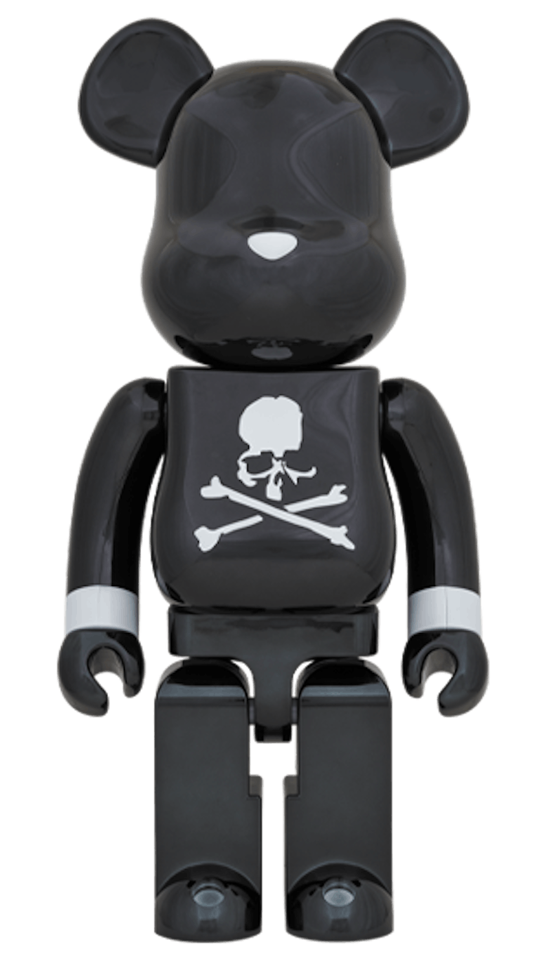 Bearbrick x mastermind Japan Black Chrome Ver. 1000%