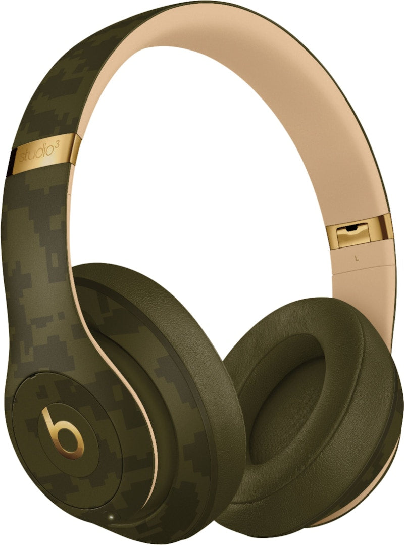 Beats by Dr. Dre Studio3 Wireless Noise Cancelling Headphones Camo Collection MWUH2LL/A Forest Green