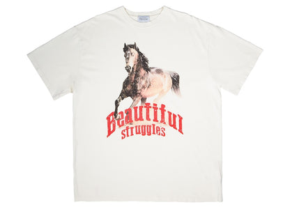 Beautiful Struggles Horsepower Oversized Fit T-Shirt Creme