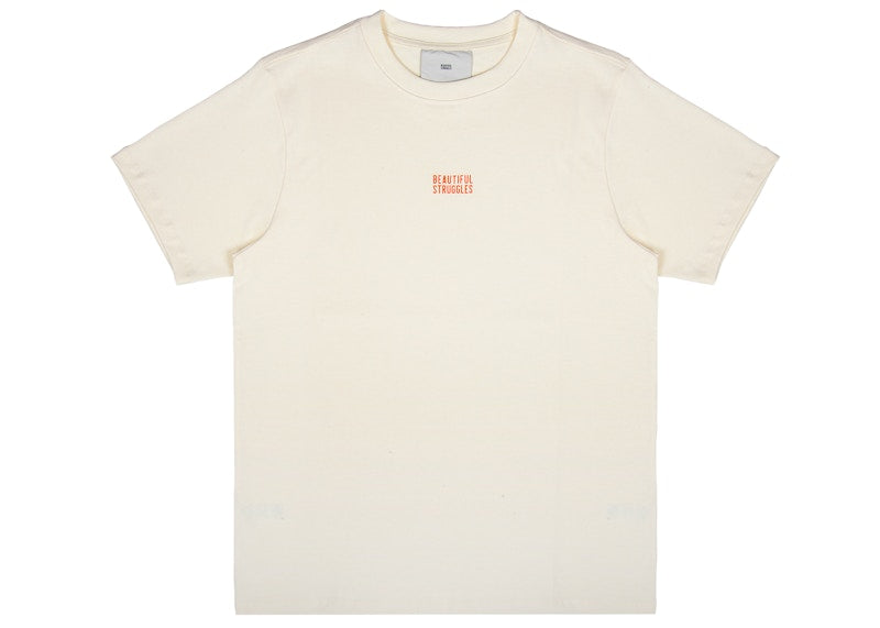 Beautiful Struggles London Pop-Up Logo Print Center T-Shirt Sweetcorn