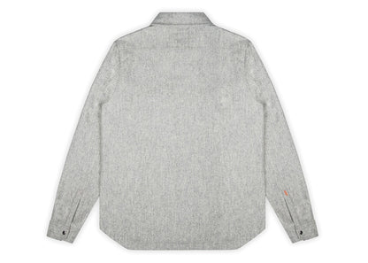 Beautiful Struggles Wool Oversized Fit Overshirt Grey Melange