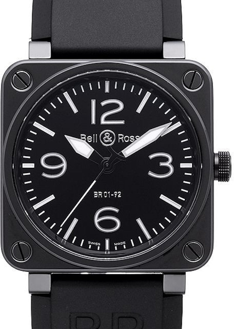 Bell and Ross Aviation BR0192-BL-CER/SRB