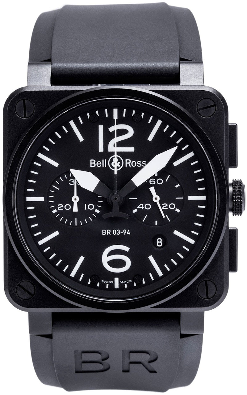 Bell and Ross Aviation BR0394-BL-CA