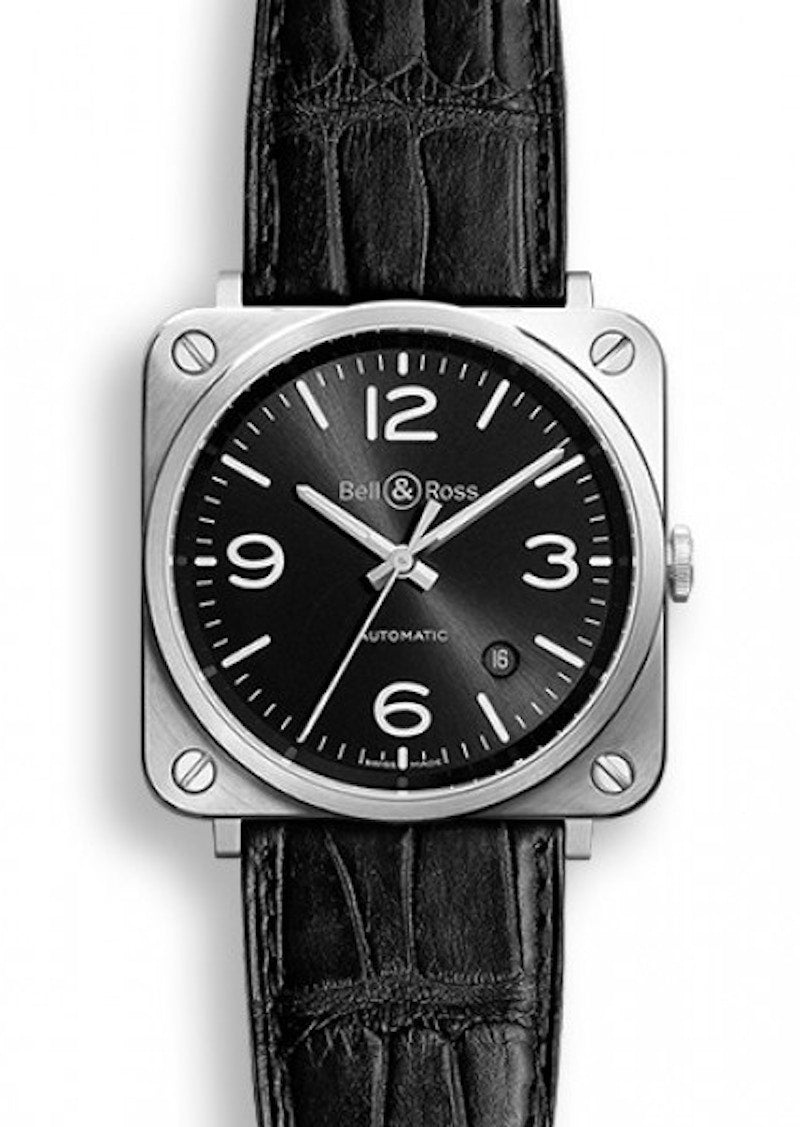 Bell and Ross Aviation BRS92-BL-ST