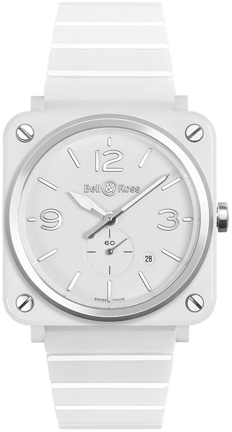 Bell and Ross Aviation BRS-WH-CERAMIC/SCE