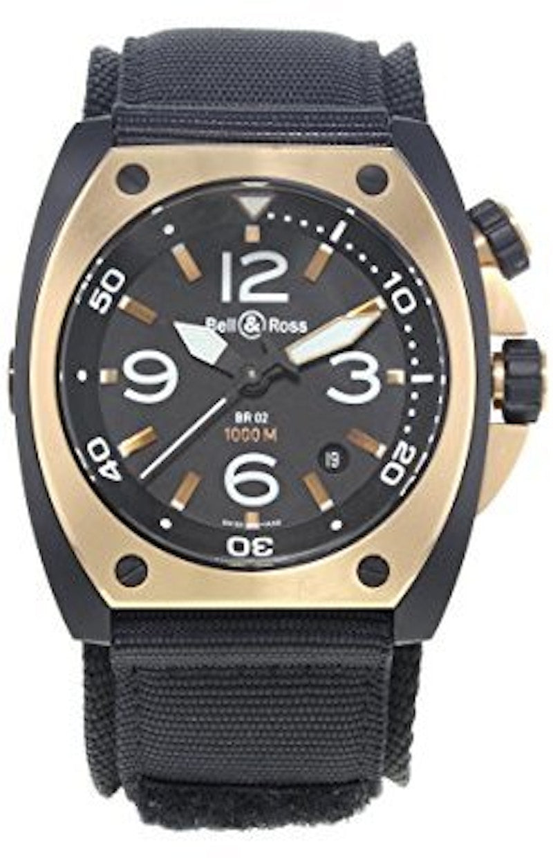 Bell and Ross Marine BR02-PINKGOLD-CA