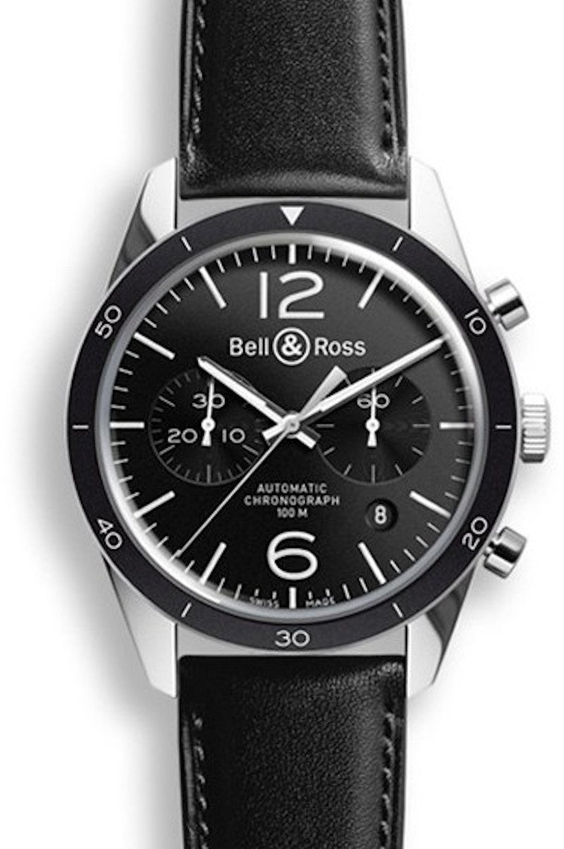 Bell and Ross Vintage BRG126-BL-BE/SCA