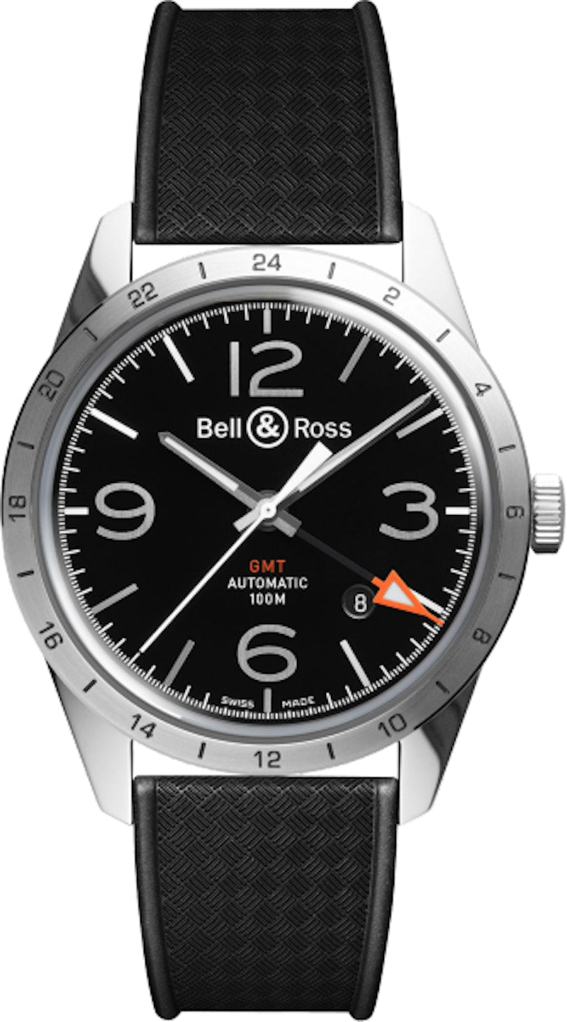 Bell and Ross Vintage BRV123-BL-GMT-SRB