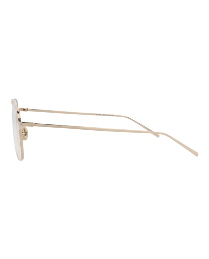 Berluti Aviator-Frame Acetate Optical Frames Gold Gold Transparent (BL50012U-56-032)