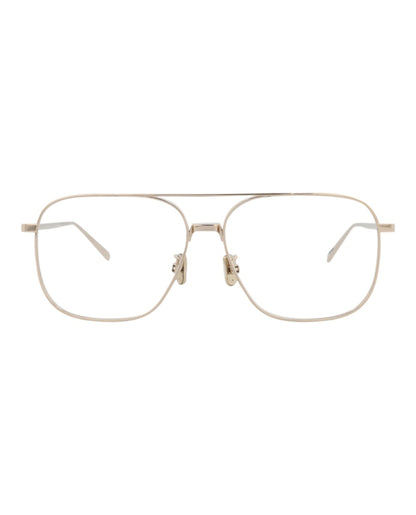 Berluti Aviator-Frame Acetate Optical Frames Gold Gold Transparent (BL50012U-56-032)