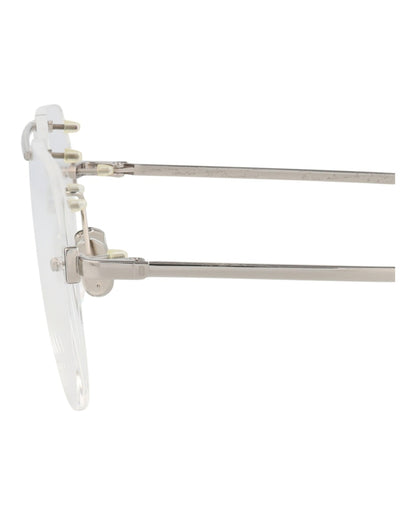 Berluti Aviator-Frame Titanium Optical Frames Palladium Palladium Transparent (BL50017U-58-016)