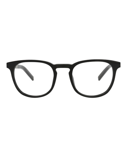 Berluti Round-Frame Acetate Optical Frames Black Black Transparent (BL50002I-51-001)