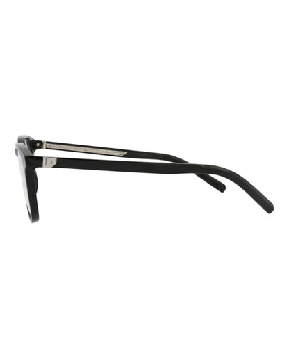 Berluti Round-Frame Acetate Optical Frames Black Black Transparent (BL50002I-53-001)