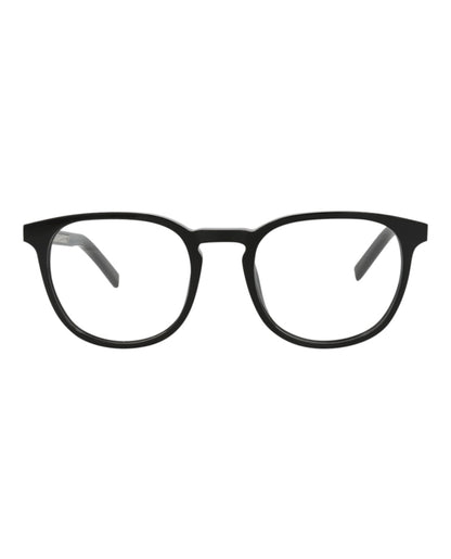 Berluti Round-Frame Acetate Optical Frames Black Black Transparent (BL50002I-53-001)
