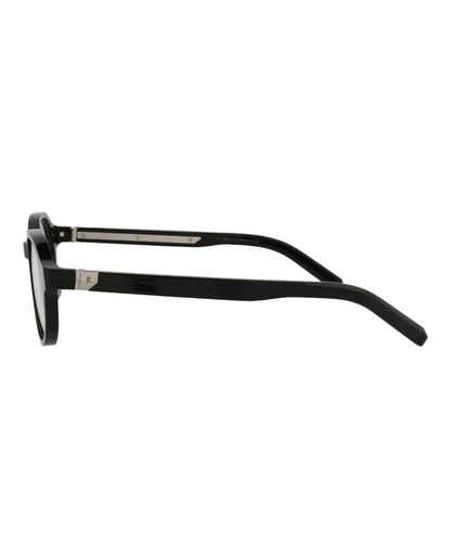 Berluti Round-Frame Acetate Optical Frames Black Black Transparent (BL50020U-49-001)