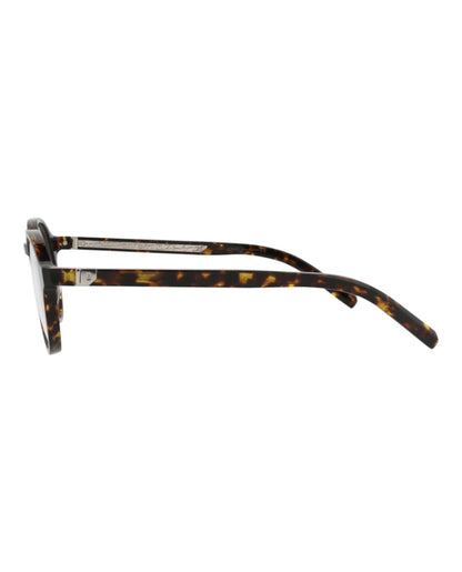 Berluti Round-Frame Acetate Optical Frames Havana Havana Transparent (BL50001I-50-052)
