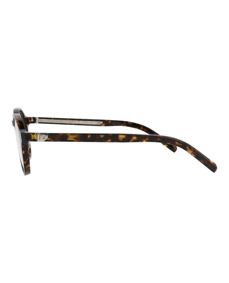 Berluti Round-Frame Acetate Optical Frames Havana Havana Transparent (BL50001I-50-052)