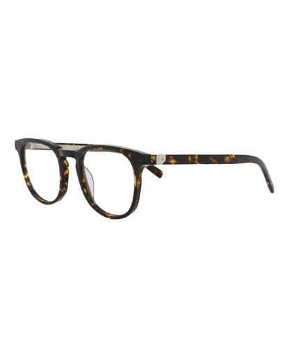 Berluti Round-Frame Acetate Optical Frames Havana Havana Transparent (BL50002I-51-052)