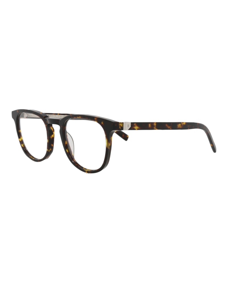 Berluti Round-Frame Acetate Optical Frames Havana Havana Transparent (BL50002I-51-052)