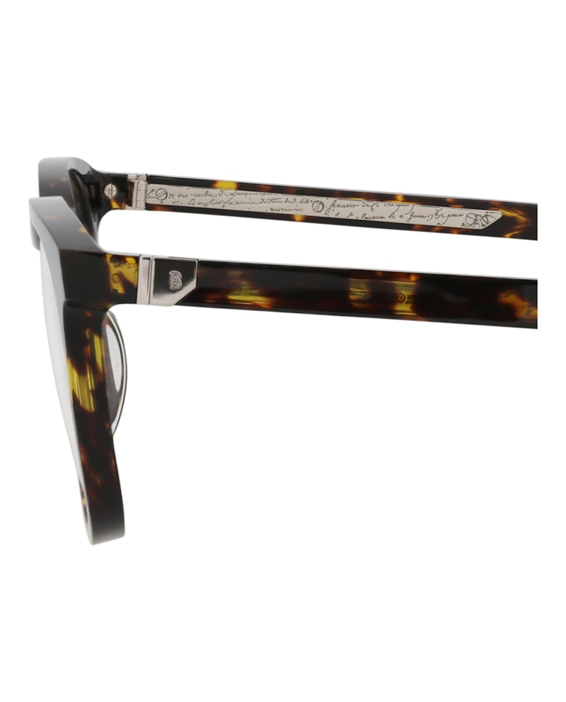 Berluti Round-Frame Acetate Optical Frames Havana Havana Transparent (BL50002I-51-052)
