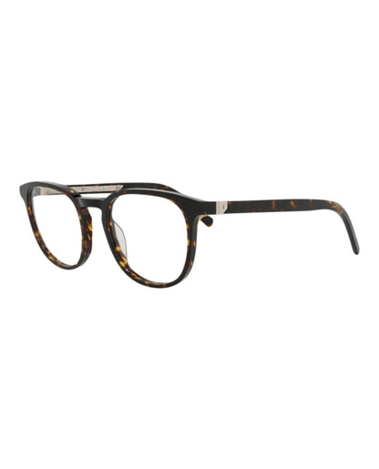 Berluti Round-Frame Acetate Optical Frames Havana Havana Transparent (BL50002I-53-052)