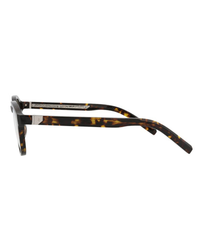 Berluti Round-Frame Acetate Optical Frames Havana Havana Transparent (BL50005I-50-052)