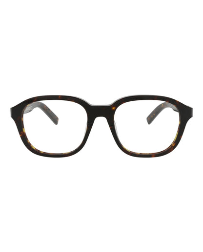 Berluti Round-Frame Acetate Optical Frames Havana Havana Transparent (BL50018U-53-052)