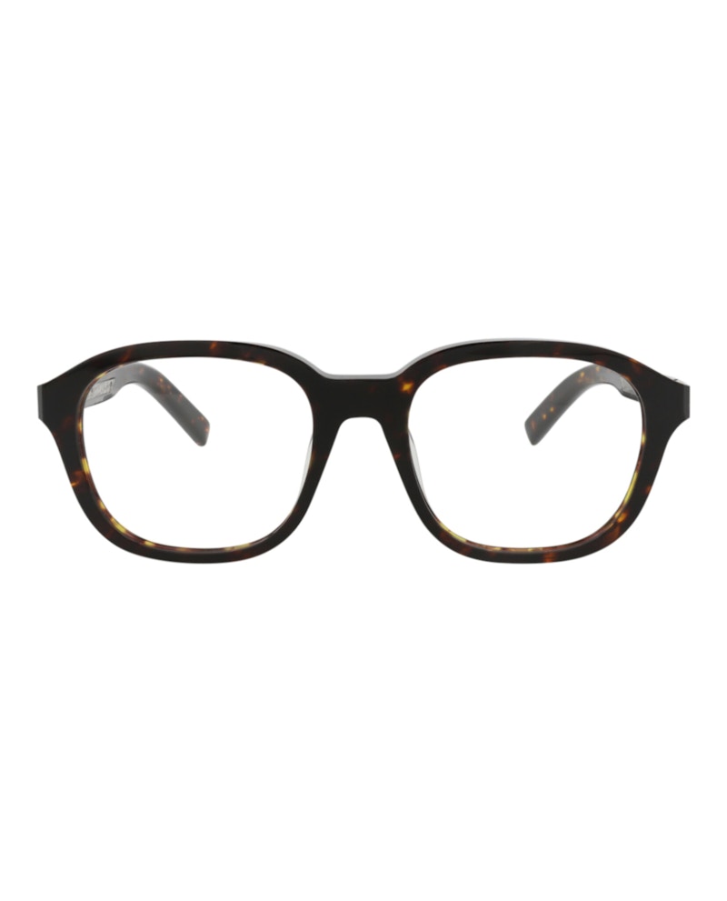 Berluti Round-Frame Acetate Optical Frames Havana Havana Transparent (BL50018U-53-052)