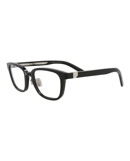 Berluti Square-Frame Acetate Optical Frames Black Black Transparent (BL50003U-52-001)