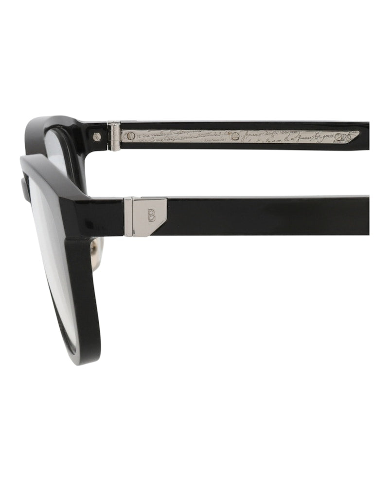 Berluti Square-Frame Acetate Optical Frames Black Black Transparent (BL50003U-52-001)