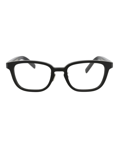 Berluti Square-Frame Acetate Optical Frames Black Black Transparent (BL50003U-52-001)