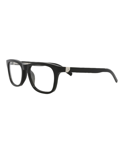 Berluti Square-Frame Acetate Optical Frames Black Black Transparent (BL50004I-55-001)