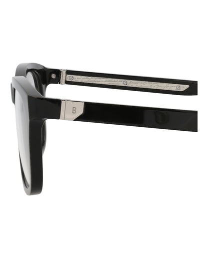 Berluti Square-Frame Acetate Optical Frames Black Black Transparent (BL50004I-55-001)