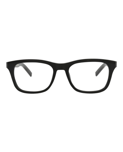 Berluti Square-Frame Acetate Optical Frames Black Black Transparent (BL50004I-55-001)
