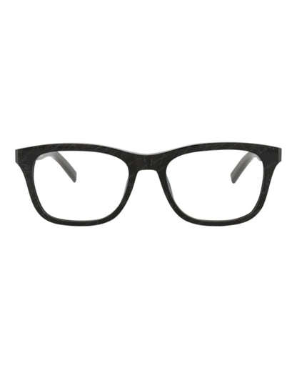 Berluti Square-Frame Acetate Optical Frames Black Black Transparent (BL50004I-55-005)