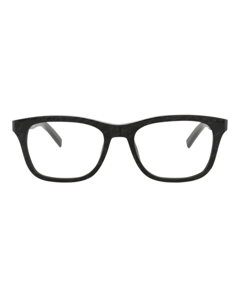 Berluti Square-Frame Acetate Optical Frames Black Black Transparent (BL50004I-55-005)