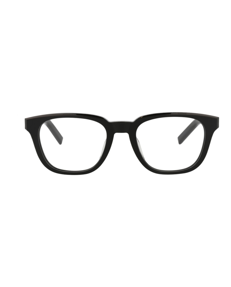Berluti Square-Frame Acetate Optical Frames Black Black Transparent (BL50019U-52-001)