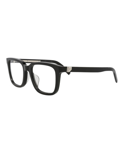 Berluti Square-Frame Acetate Optical Frames Black Black Transparent (BL50021U-53-001)