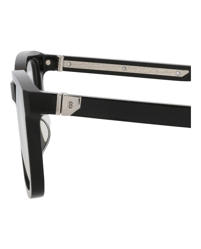 Berluti Square-Frame Acetate Optical Frames Black Black Transparent (BL50021U-53-001)