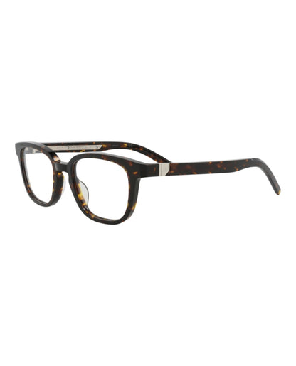 Berluti Square-Frame Acetate Optical Frames Havana Havana Transparent (BL50003I-50-052)